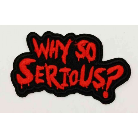 Nášivka vyšívaná nažehlovací Why So Serious