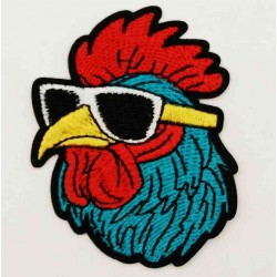 Nášivka vyšívaná nažehlovací Punk Cock