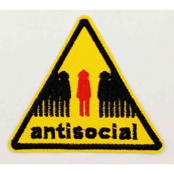 Nášivka vyšívaná nažehlovací Antisocial