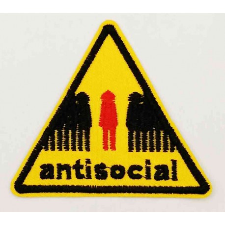 Nášivka vyšívaná nažehlovací Antisocial