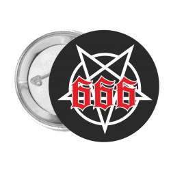 Placka Pentagram 666