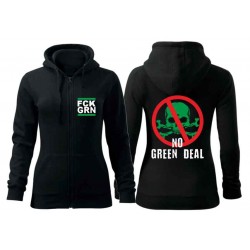 Mikina zip No Green Deal