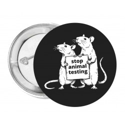 Placka Stop Animal Testing