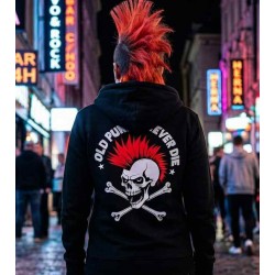 Mikina zip Ols Punks Never Die 2