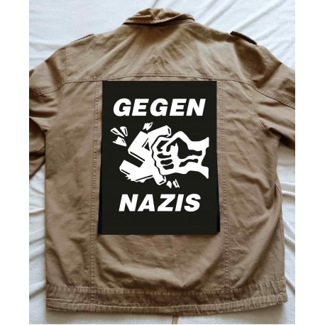 Zádová nášivka  Gegen Nazis