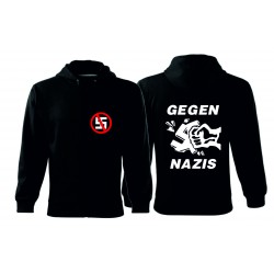 Mikina zip Gegen Nazis