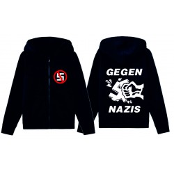 Mikina zip Gegen Nazis