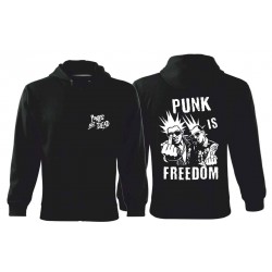 Mikina zip Punk Is Freedom